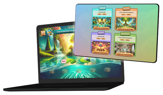 Laptop avec jeu