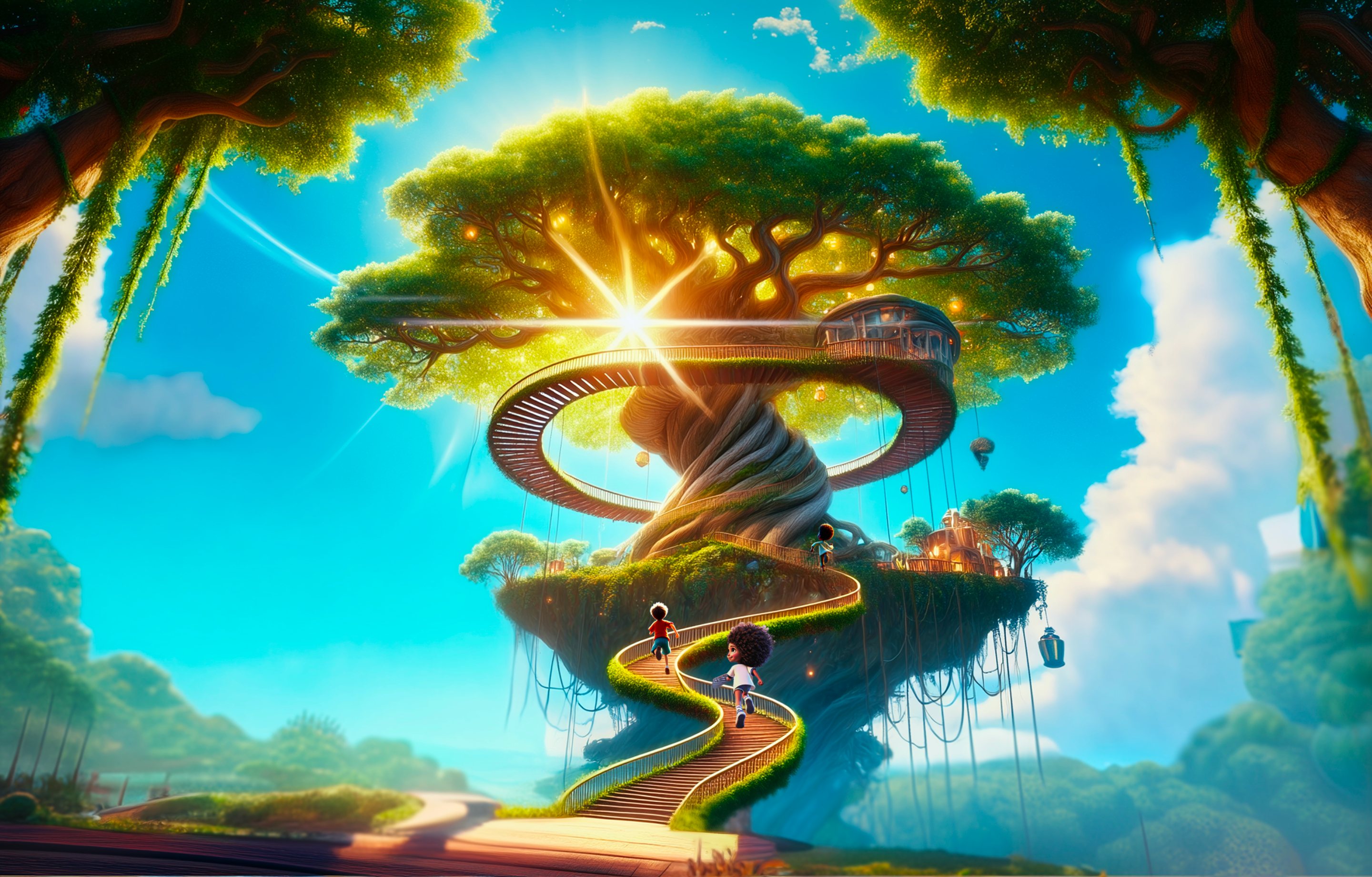 Double Hero Section Background